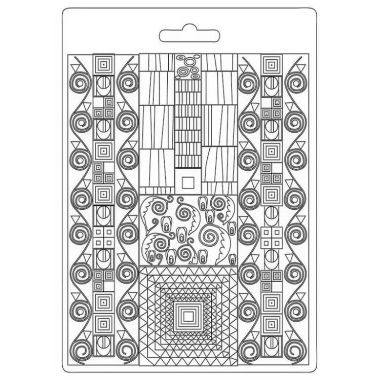 Stamperia A5 Soft  Mould Klimt Patterns #5599