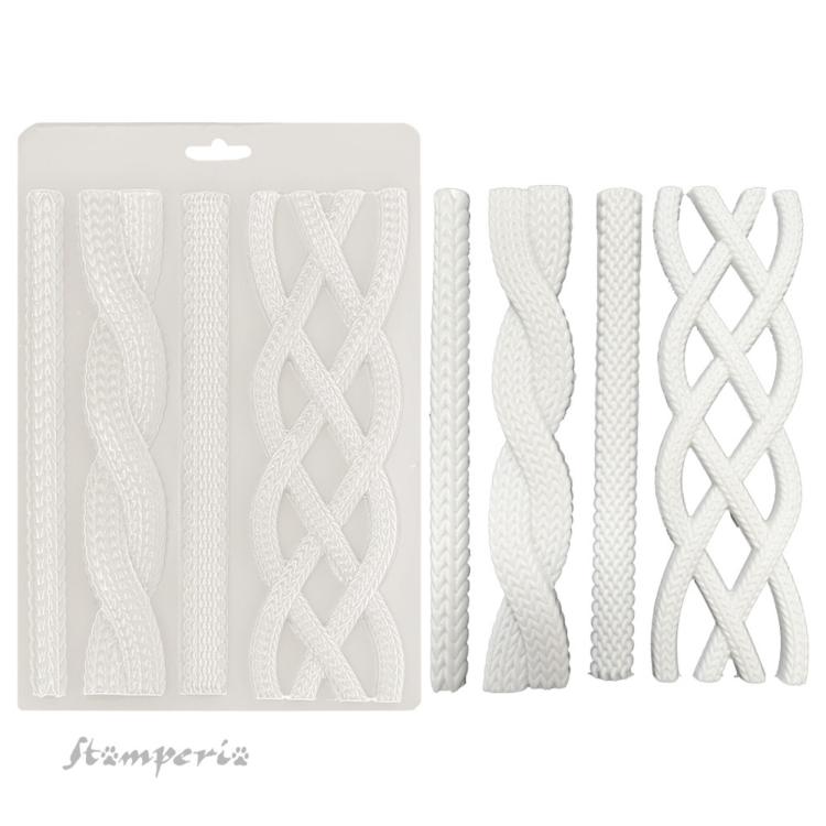 K3PTA5677 Stamperia Whispering Woods A5 Soft Mould Cords