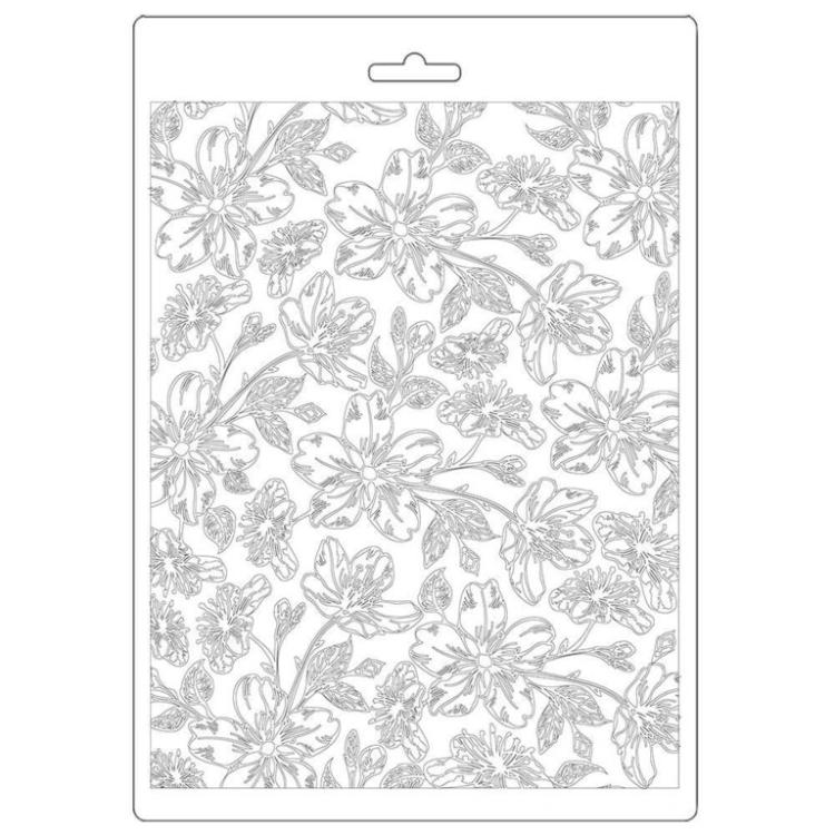 Stamperia A5 Soft Mould Atelier Van Gogh Blossoms #579