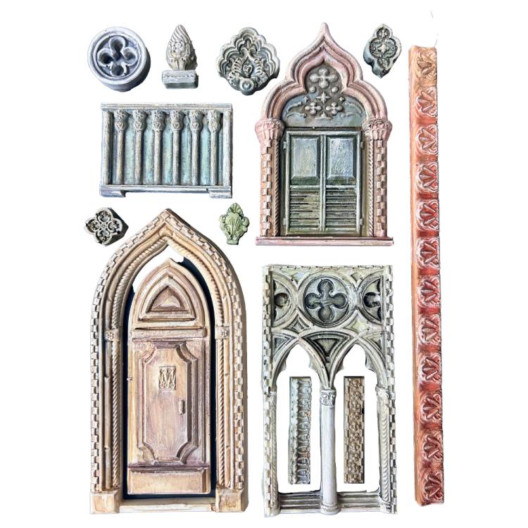 KACMA582 Stamperia Venice City of Art A5 Silicone Mould Architecture