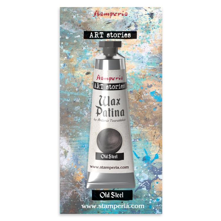 KECW01 Stamperia Wax Patina Old Steel