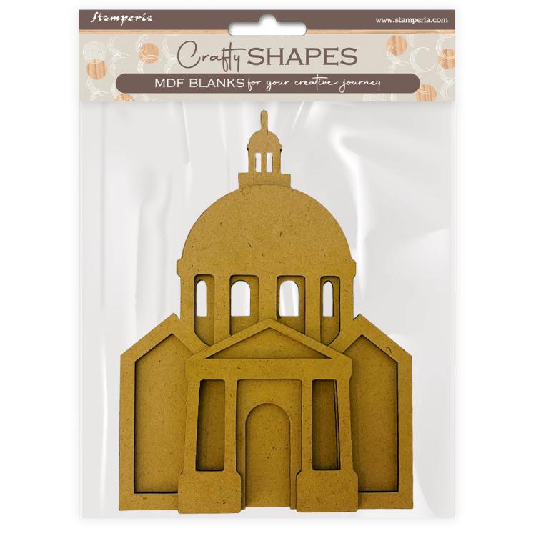 KLSM55 Stamperia Venice City of Art MDF Crafty Shapes Basilica