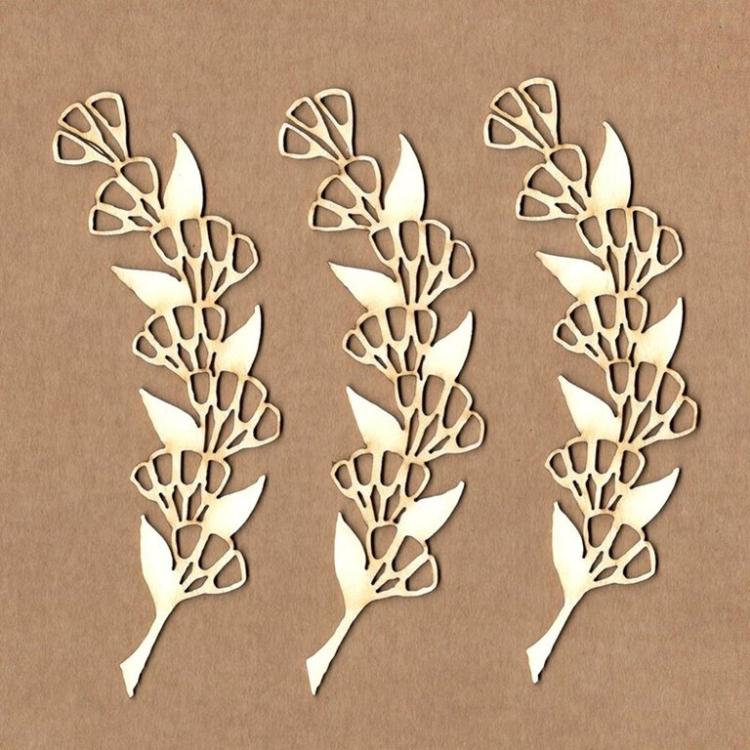 KORA Projects Chipboard Campanula Branch #2468