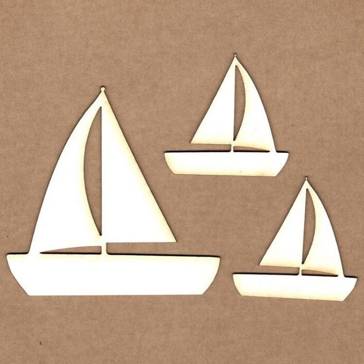 KORA Projects Chipboard Sailboat #2016