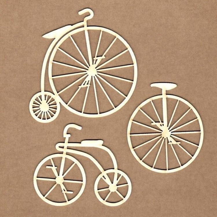 KORA Projects Chipboard Vintage Bikes SET #4005