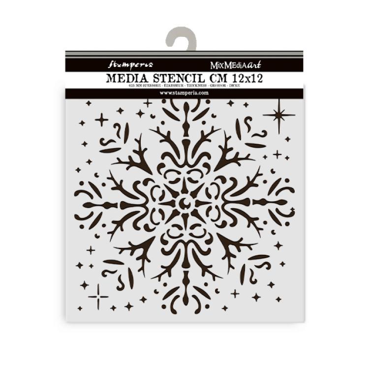 KSTDS52 Stamperia The Owl's House Stencil Snowflake