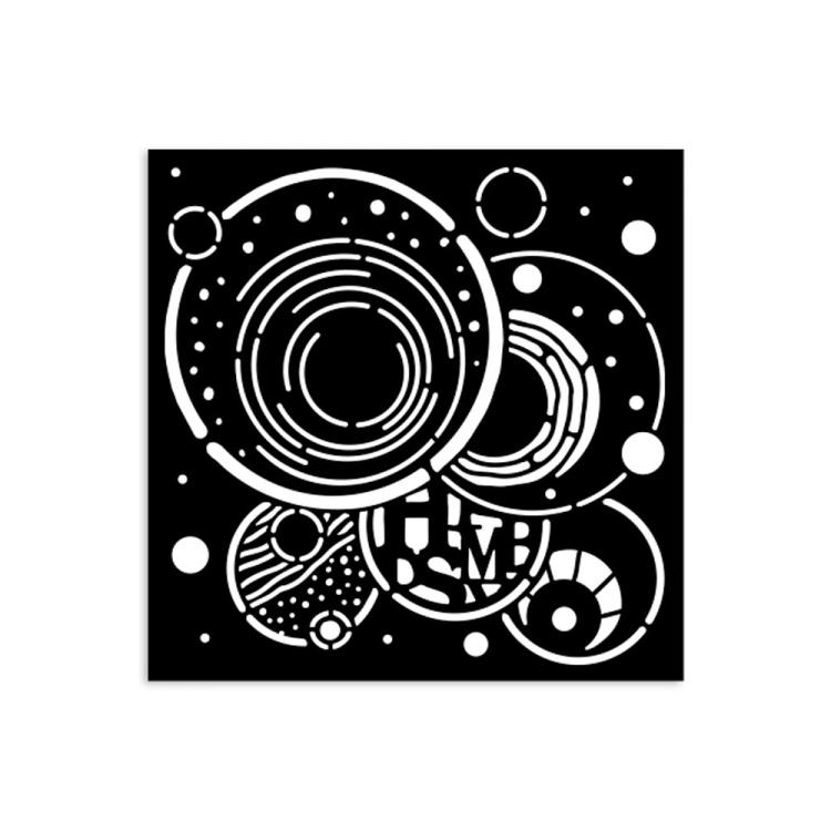 KSTDS62 Stamperia Furry Friends Stencil Vibrant Circles