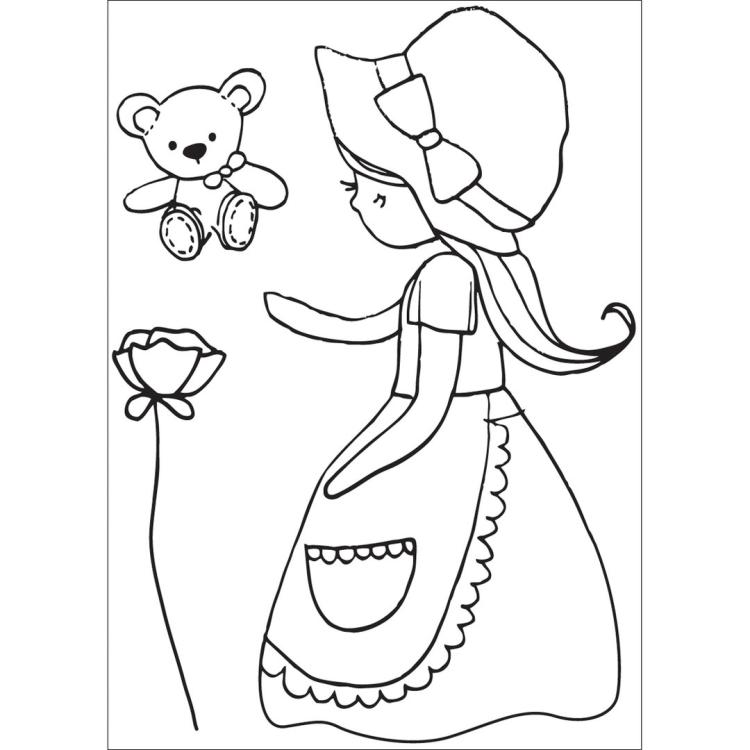 Kaisercraft Clear Stamp Set Lil´Primrose Picnic