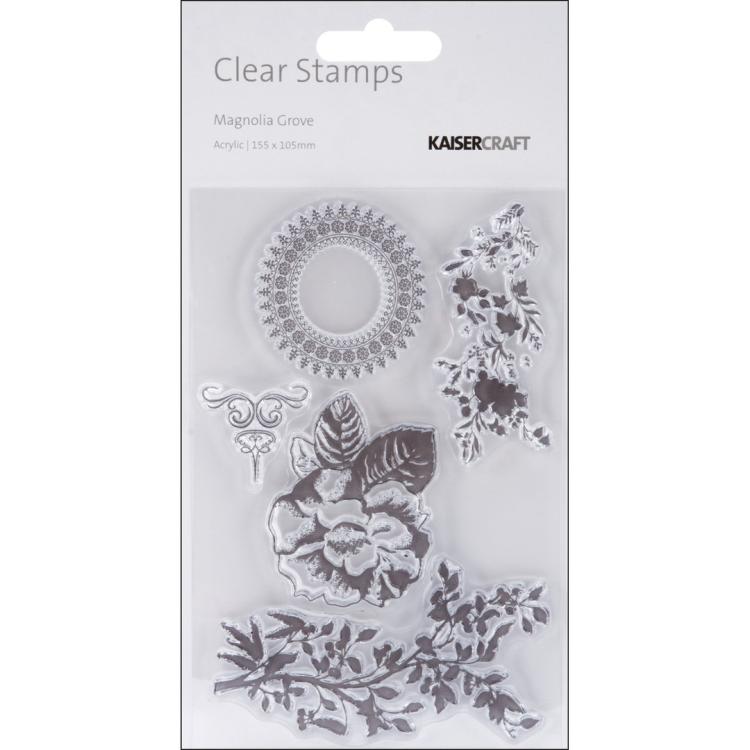 Kaisercraft Clear Stamp Set Magnolia Grove