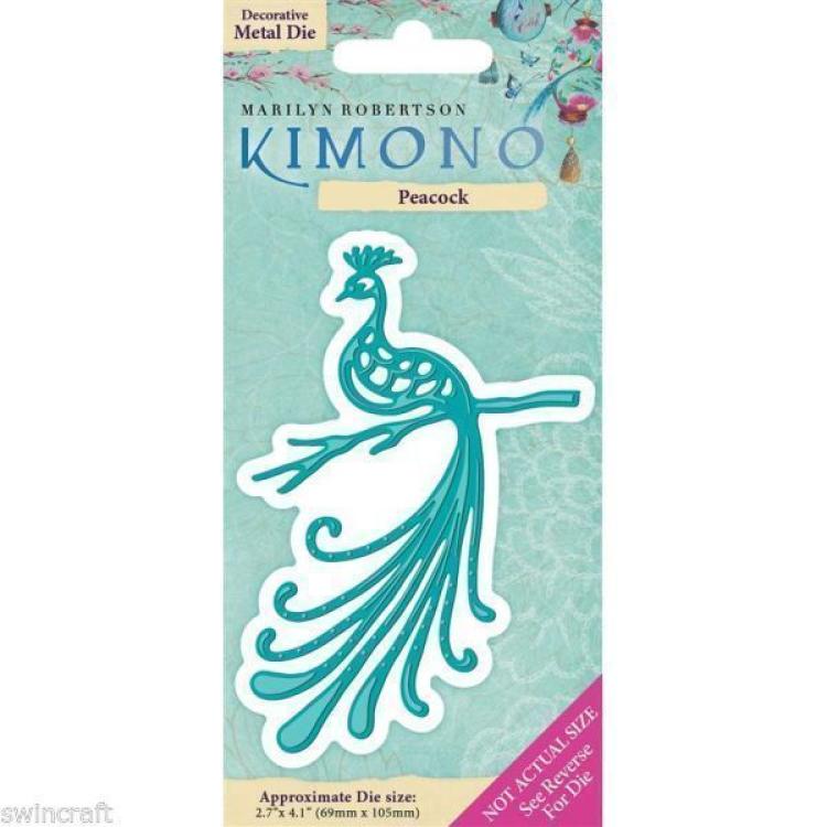 Kimono Peacock Decorative Metal Die