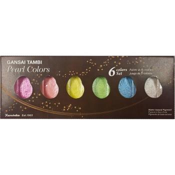 Kuretake Gansai Tambi Set Pearl Colors
