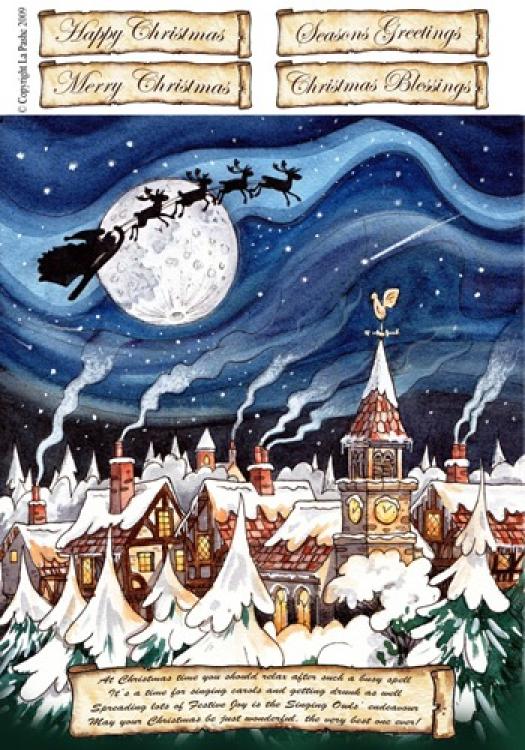 Klappbare Weihnachtseulen
