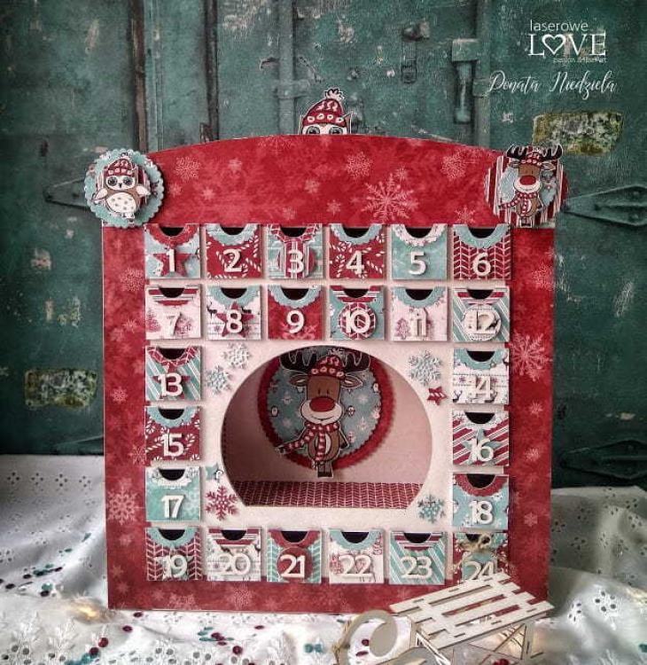 Laserowe LOVE 12x12 Paper Pack Winter Fun