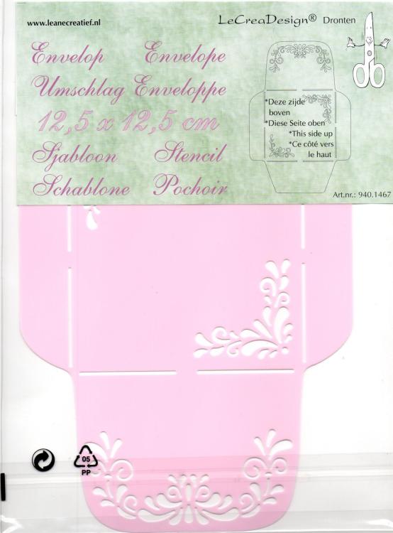 LeCreaDesign Template Stencil Envelope