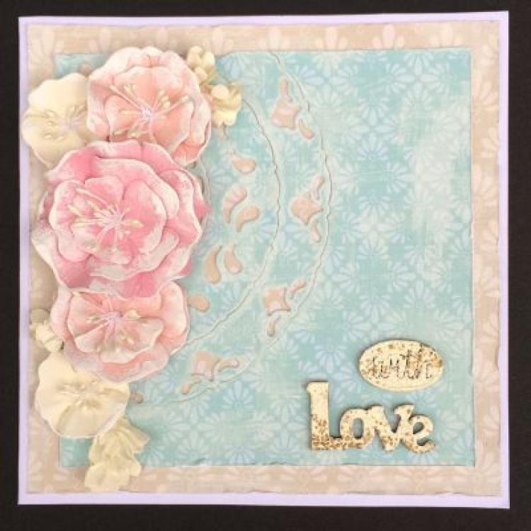 LeCrea Multi Dies Präge- und Schneideschablone Flower 005