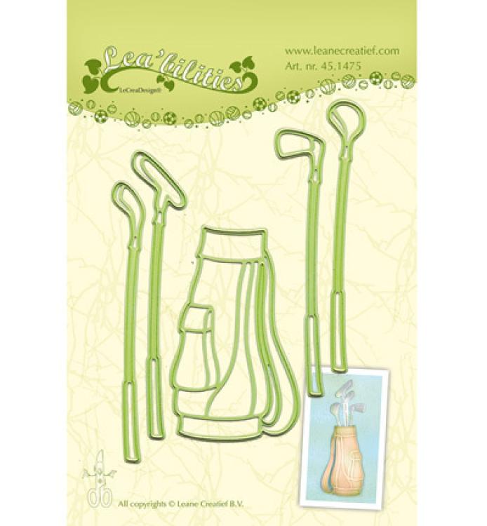 Lea’bilitie® Stanzschablone Golf Bag & Clubs