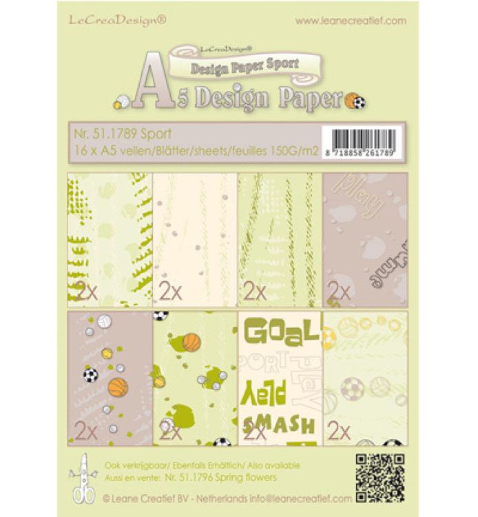 Leane Creatief Design Paper Sport Beige Green