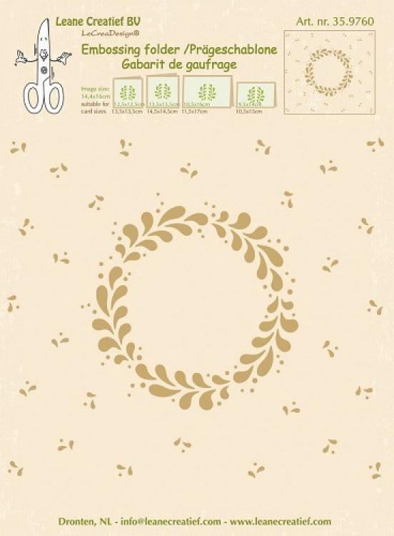 Leane Creatief Embossing Folder Frame #35.9760