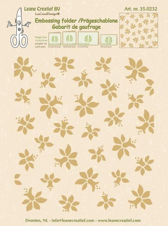 Leane Creatief Embossing Folder Narzissen #35.0232