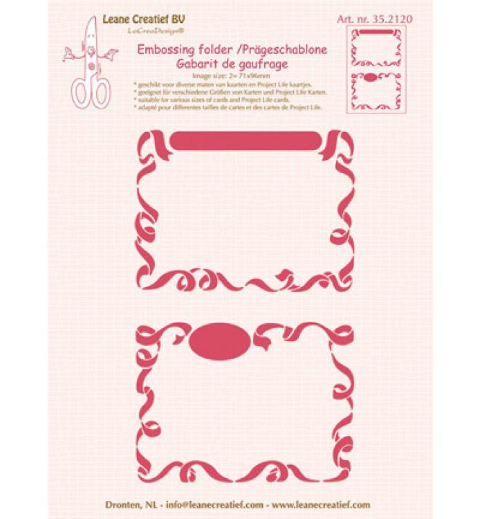 Leane Creatief Prägeschablone 2 x Little Frames