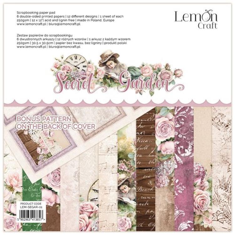 Lemon Craft 12x12 Paper Pack Secret Garden