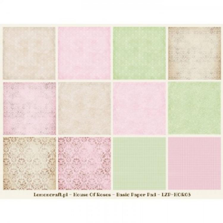 Lemon Craft 12x12 Stack of Basic House of Roses