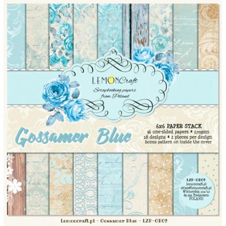 Lemon Craft 6x6 Paper Pad Gossamer Blue