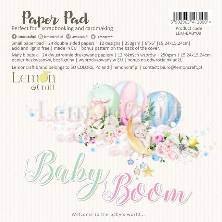 LemonCraft 6x6 Paper Pad Baby Boom