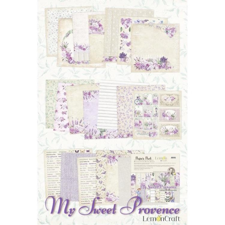 Lemon Craft 12x12 Creative Paper Pack My Sweet Provence