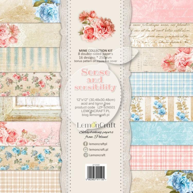 Lemon Craft 12x12 Paper Pad Sense and sensibility