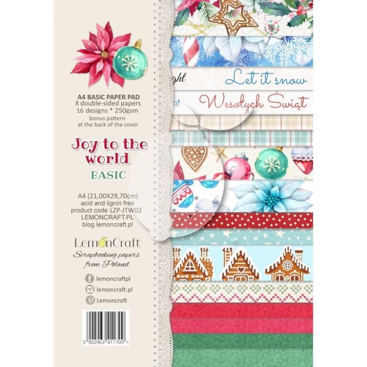 Lemon Craft A4 Paper Pack Joy to the World