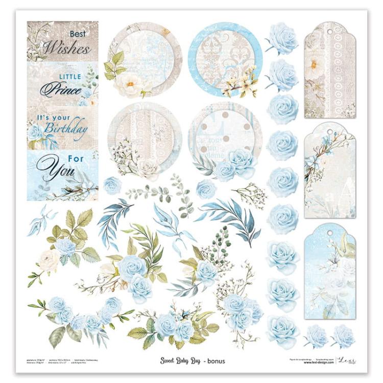 Lexi Design 12x12 Paper Pack Sweet Baby Boy