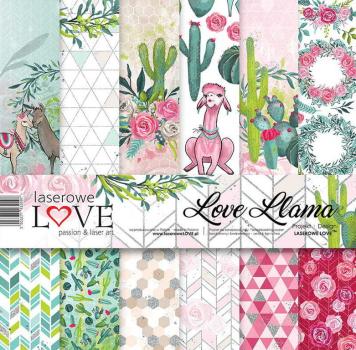 Lexi Design 12x12 Paper Pad Love Llama