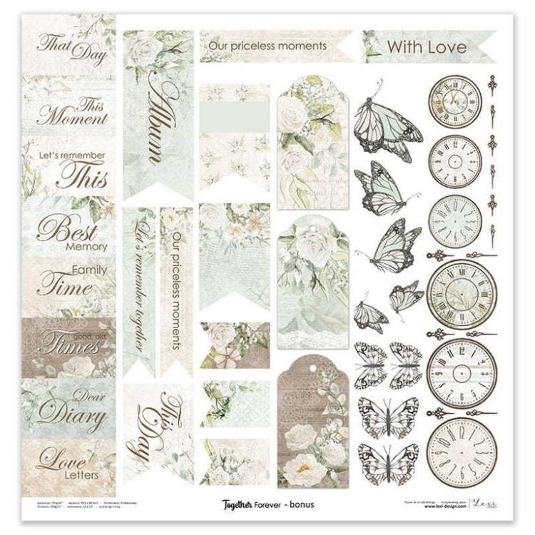 Lexi Design 12x12 Paper Pad Together Forever SET