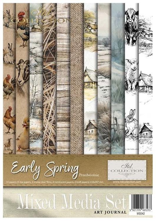 MS042 ITD Collection A4 Mixed Media Set Early Spring