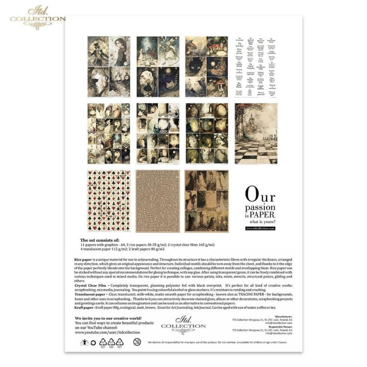 MS050 ITD Collection Alice's Magic A4 Mixed Media Set vol. II