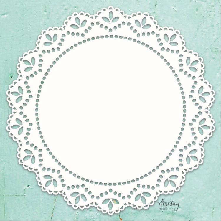Mintay Chippies Decor Doily #D2