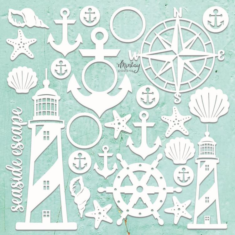 Mintay Chippies Decor Seaside Set #D26