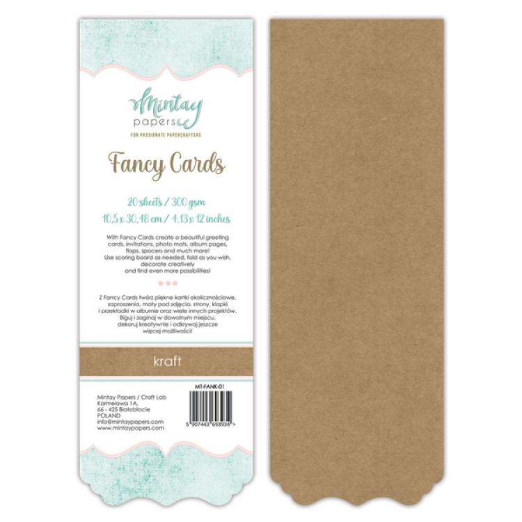 Mintay Papers Fancy Cards Kraft 01