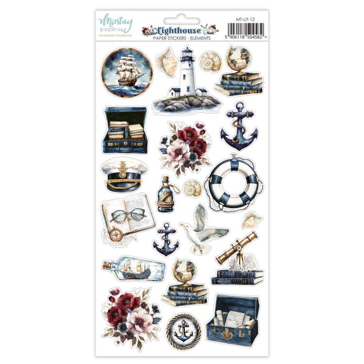 Mintay Papers Lighthouse 6x12 Paper Stickers Elements