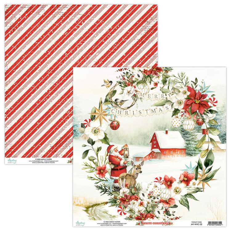 Mintay Papers 12x12 Paper Pad White Christmas