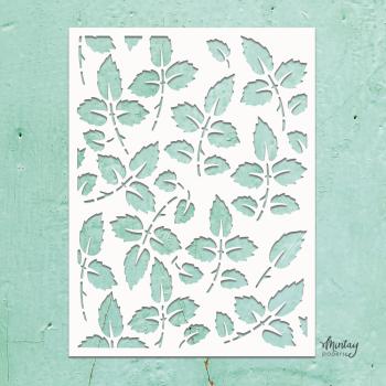 Mintay Kreativa 6x8 Stencil Rose Leaves #31