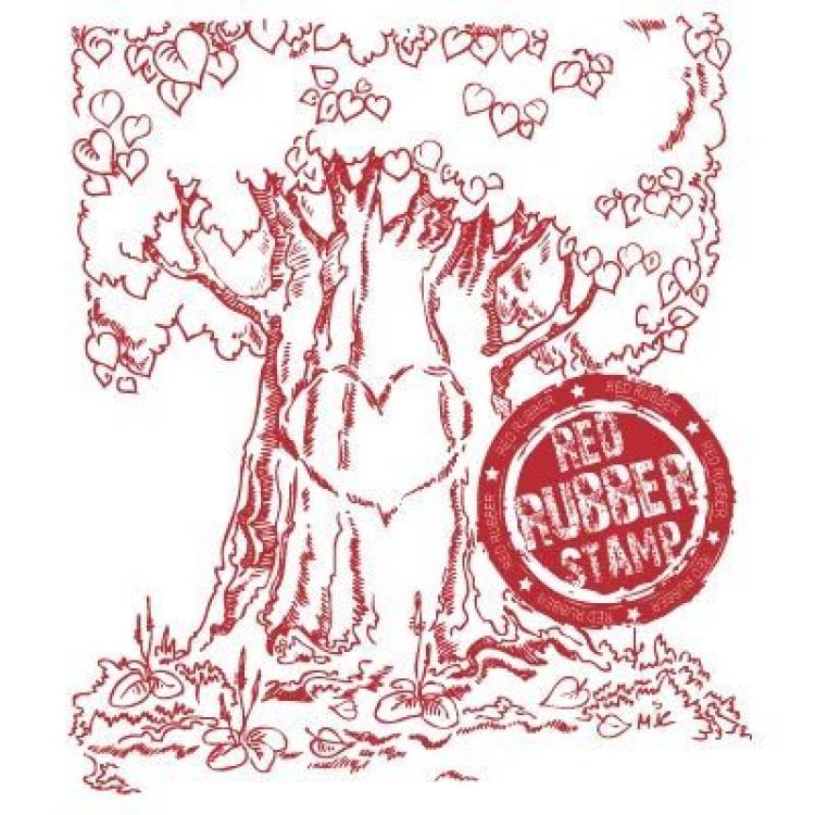 Make It Crafty Stamp Tree of love