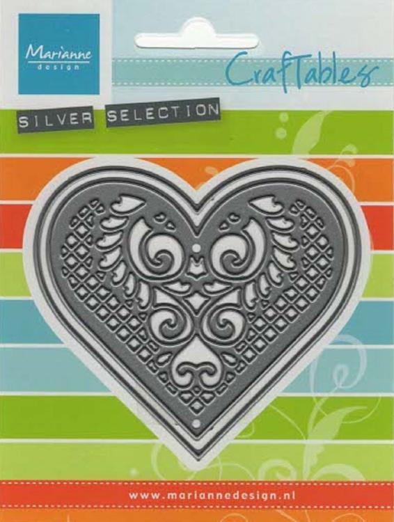 Marianne Design Craftables Lace Heart CR1428