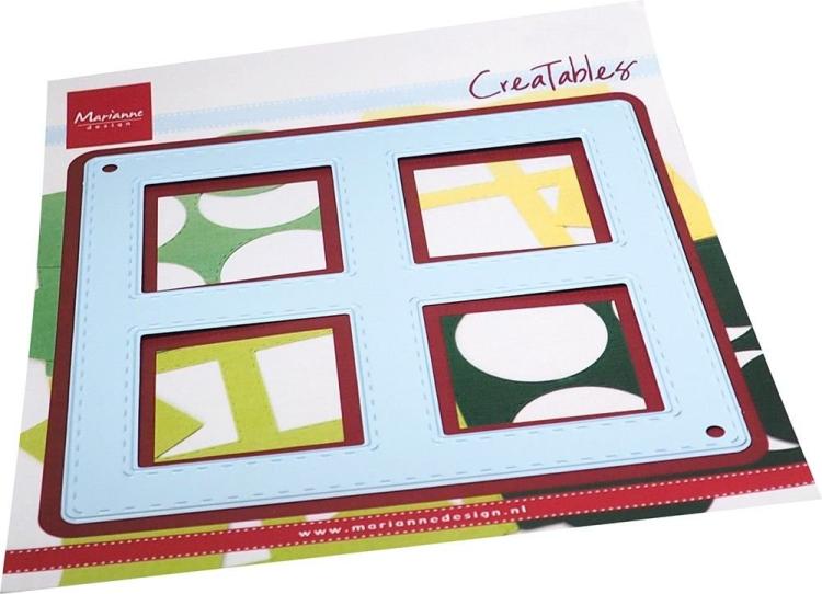 Marianne Design CreaTables Layout 4 Squares LR0781