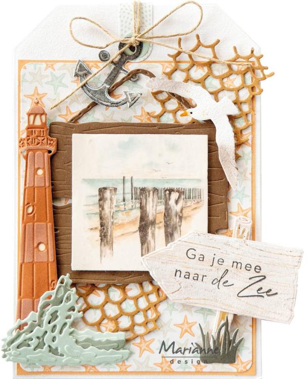 Marianne Design CreaTables Tiny's Lighthouse & Surf LR0808