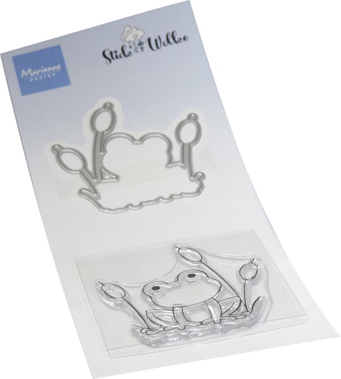 Marianne Design Stamp & Die Set Frog CS1155