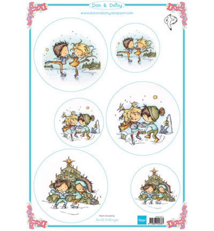 Marianne Design A4 Sheet Dancing on Ice