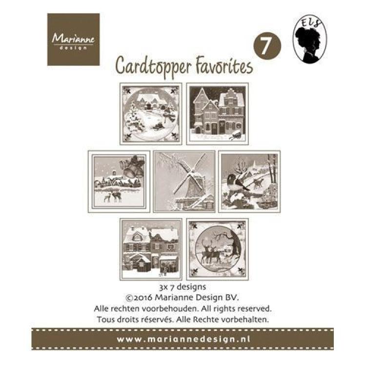 Marianne Design Cardtopper Favorites Els #CT1507