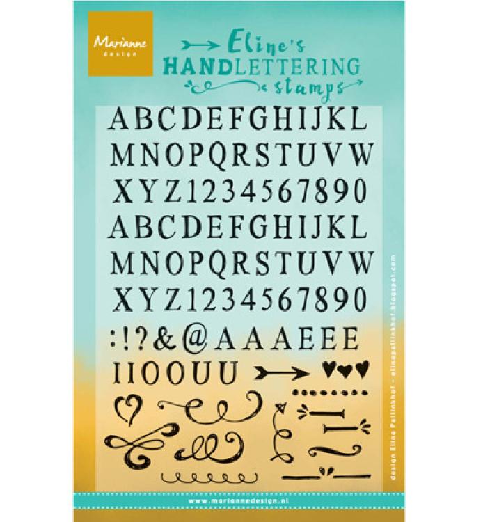 Marianne Design Clear Stamp Eline's Handlettering Light